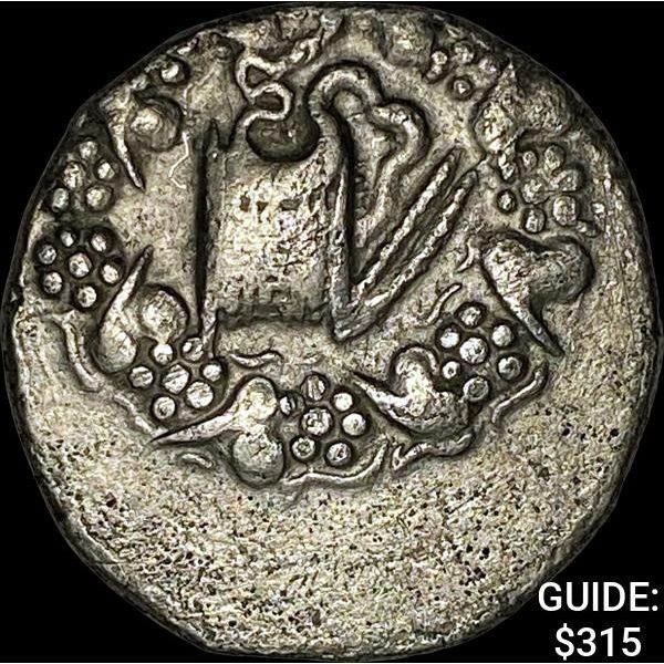 [133-67]BC Mysia Pergamon Cistophoric Silver Tetradrachm NEARLY UNCIRCULATED