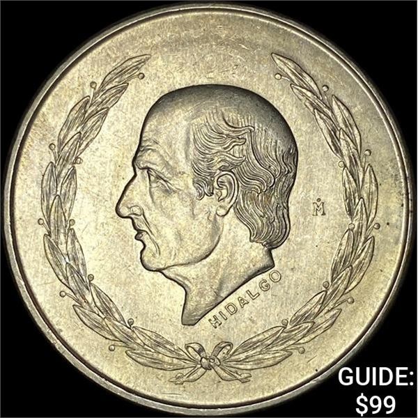 1951-M Mexico Silver 5 Peso UNCIRCULATED