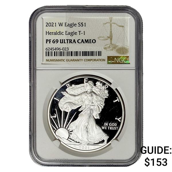 2021-W Silver Eagle NGC PF69 Ultra Cameo