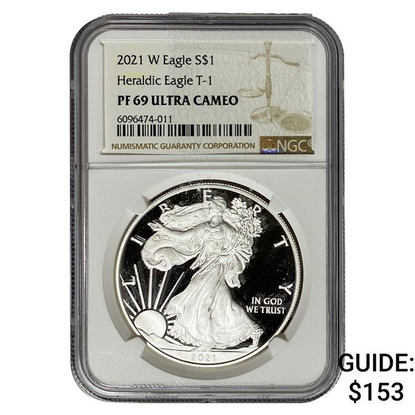 2021-W Silver Eagle NGC PF69 Ultra Cameo