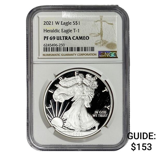 2021-W Silver Eagle NGC PF69 Ultra Cameo