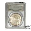 Image 1 : 1881-S Morgan Silver Dollar PCGS MS66