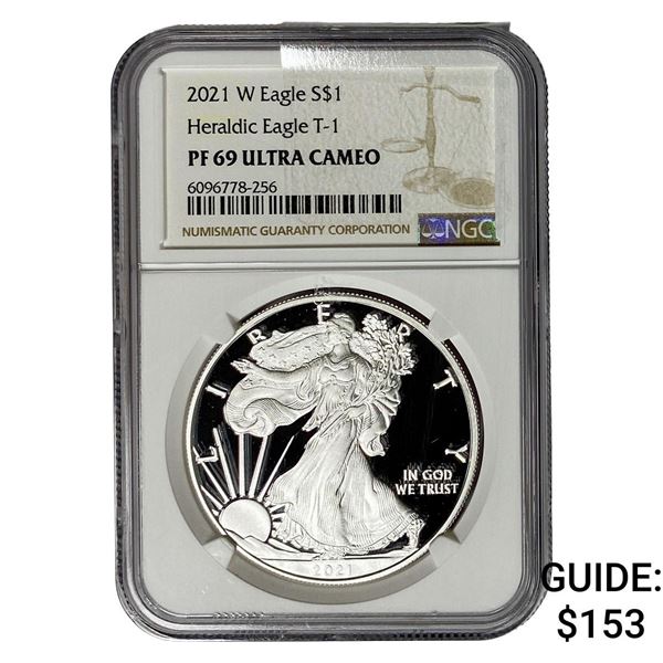 2021-W Silver Eagle NGC PF69 Ultra Cameo