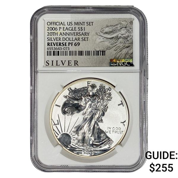 2006-P 1oz Sliver Dollar Set NGC PF69