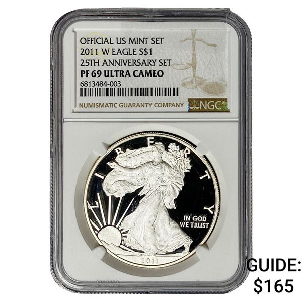 2011-W Silver Eagle NGC PF69 Ultra Cameo