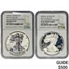 Image 1 : [2 Coins] 2012-S San Franciso Eagle Set $1 NGC PF69