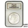 Image 1 : 1881-S Morgan Silver Dollar NGC MS65