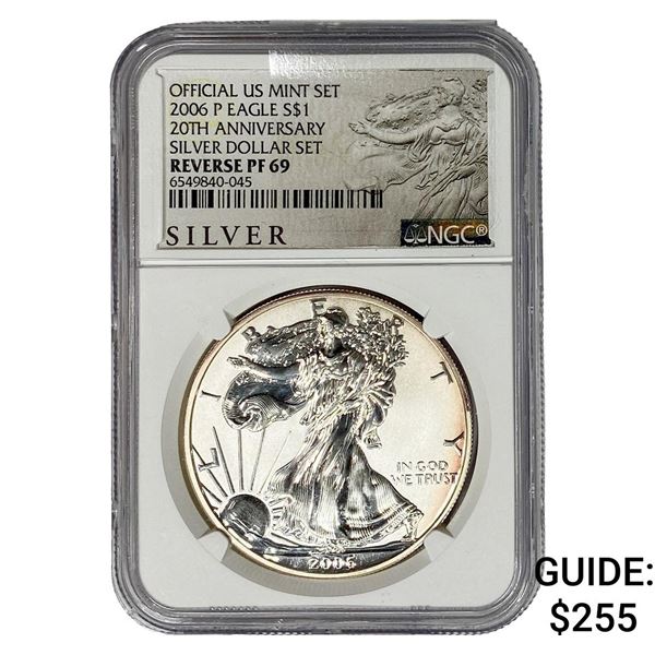 2006-P 1oz Sliver Dollar Set NGC PF69