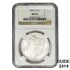 Image 1 : 1883-O Morgan Silver Dollar NGC MS65