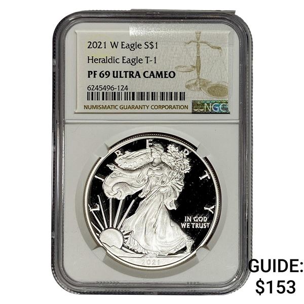 2021-W Silver Eagle NGC PF69 Ultra Cameo