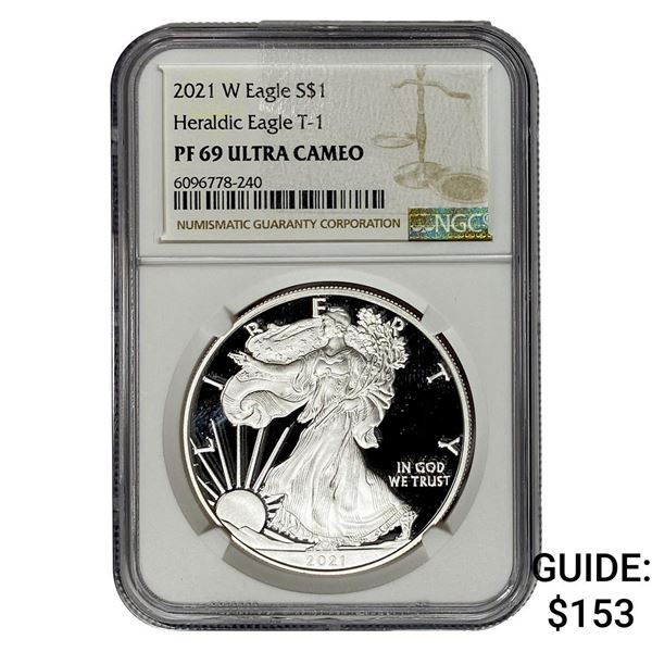 2021-W Silver Eagle NGC PF69 Ultra Cameo