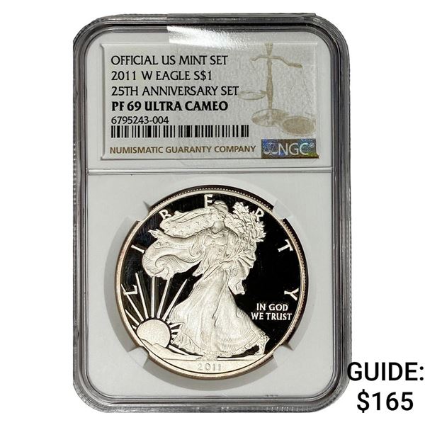 2011-W Silver Eagle NGC PF69 Ultra Cameo