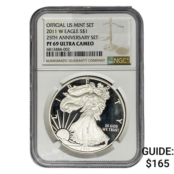 2011-W Silver Eagle NGC PF69 Ultra Cameo