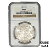 Image 1 : 1881-S Morgan Silver Dollar NGC MS65