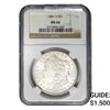 Image 1 : 1881-S Morgan Silver Dollar NGC MS66