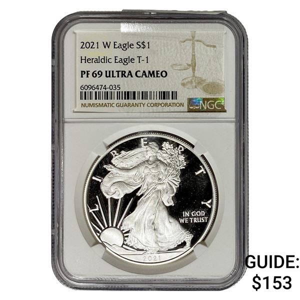 2021-W Silver Eagle NGC PF69 Ultra Cameo
