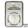 Image 1 : 1881-S Morgan Silver Dollar NGC MS66