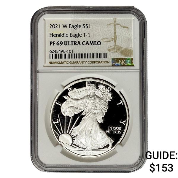 2021-W Silver Eagle NGC PF69 Ultra Cameo