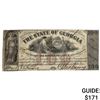 Image 1 : 1864 $100 State of Georgia Note-Milledgeville