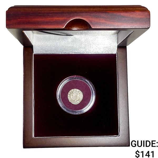 1458-1490 Hungary Madonna and Child Silver Denar