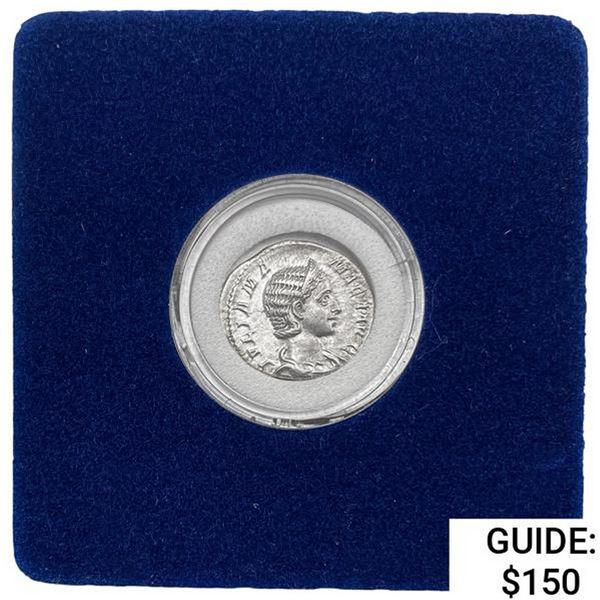 Roman Silver Denarius Plautilla 202-211 AD