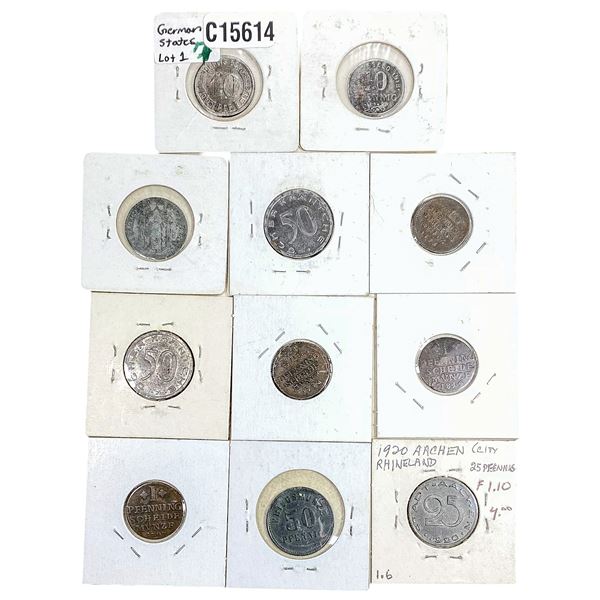 [11 Coins] 1772-1920 German State Coins HIGH GRADE