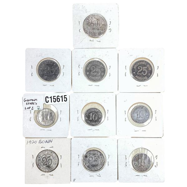 [10 Coins] 1918-1921 German State Coins HIGH GRADE
