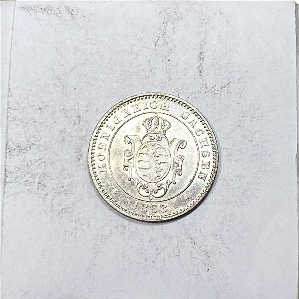 1863 Silver Saxony-Albertine MS