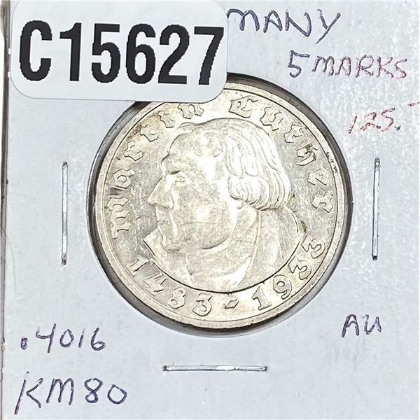 1933-D Germany 5 Marks MS