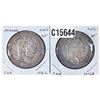 Image 1 : [2 Coins] 1876 Silver Prussia 5 Mark AU