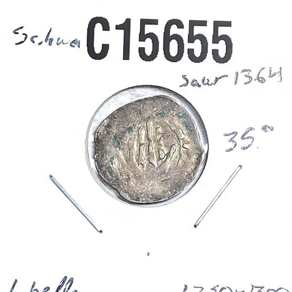 1250-1300 Silver Schwabisch Hall 1 Heller VF