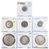 [7 Coins] 1813-1899 Silver Bavaria Various Coins XF