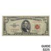 Image 1 : 1953A $5 US Star Note Red Seal