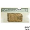 Image 1 : 1767 $2/3 Maryland Colonial Note PMG 2 Fair