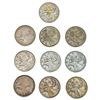 Image 2 : [10 Coins] 1940 Silver Canada 25c HIGH GRADE