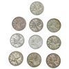 Image 2 : [10 Coins] 1939-1940 Silver Canada 25c HIGH GRADE