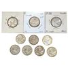 Image 2 : [10 Coins] 1937-1939 Silver Canada 25c HIGH GRADE
