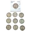 Image 1 : [10 Coins] 1929-1930 Silver Canada 25c HIGH GRADE