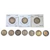 Image 1 : [10 Coins] 1912-1916 Silver Canada 25c HIGH GRADE