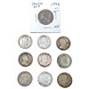 Image 1 : [10 Coins] 1903-1910 Silver Canada 25c VF