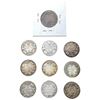Image 2 : [10 Coins] 1903-1910 Silver Canada 25c VF