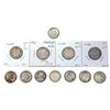 Image 1 : [12 Coins] 1902-1919 Silver Canada 25c HIGH GRADE