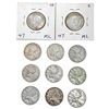 Image 2 : [11 Coins] 1947 Silver Canada 25c HIGH GRADE