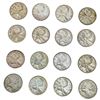 Image 2 : [16 Coins] 1946-1947 Silver Canada 25c HIGH GRADE