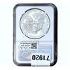 Image 2 : 2011 Silver Eagle NGC MS69 25th Anniversary
