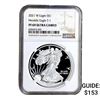 Image 1 : 2021-W Silver Eagle NGC PF69 Hearldic Eagle T-1 UC
