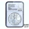 Image 1 : 2006-W Silver Eagle NGC MS69 20th Anniversary