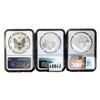Image 2 : [3 Coins]2006 Silver Eagle NGC MS-PF69 20th Anniv.