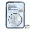 Image 1 : 2006 Silver Eagle NGC MS69 20th Anniv. Burnished