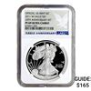 Image 1 : 2011-W Silver Eagle NGC PF69 25th Anniv. Ultra Cameo